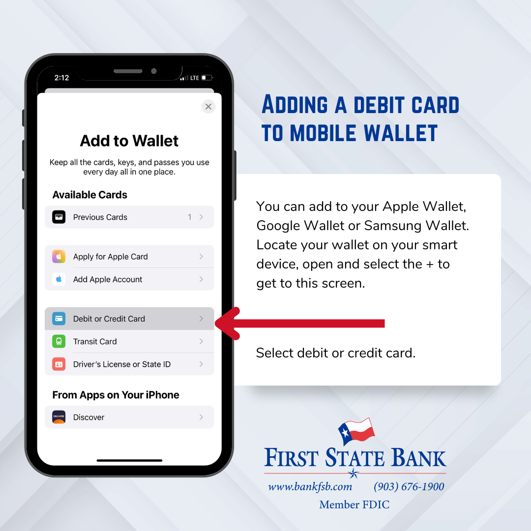 Adding Card To Mobile Wallet 1